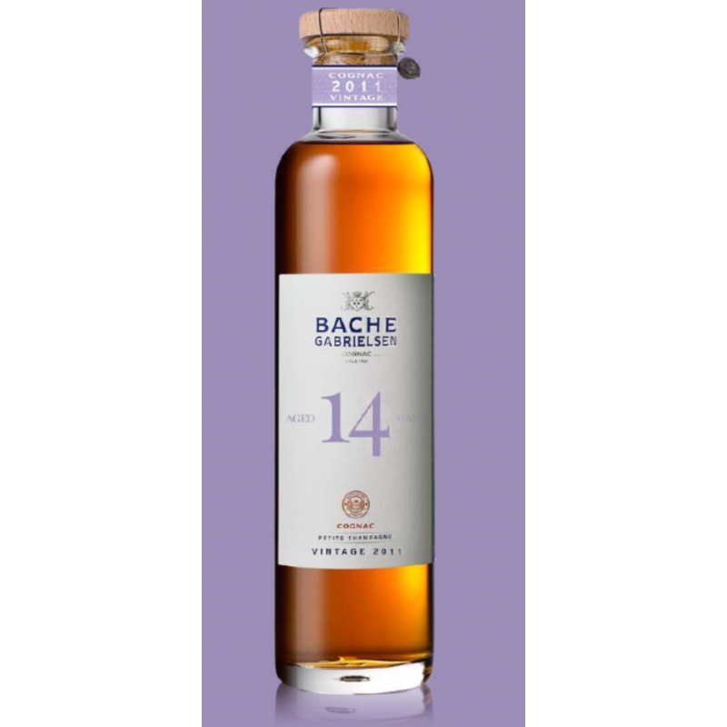 Vintage 2011 Petite Champagne 14 years old limited edition Bache-Gabrielsen Cognac