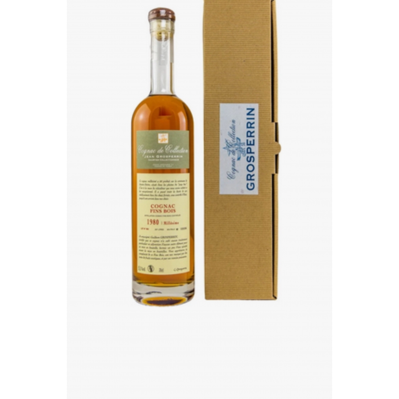 Millésime 1980 Fins Bois Cognac Grosperrin édition limitée