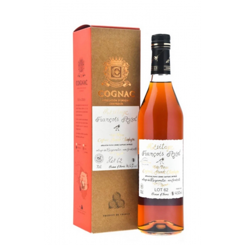 Héritage Lot 62 Grande Champagne Cognac François Peyrot édition limitée