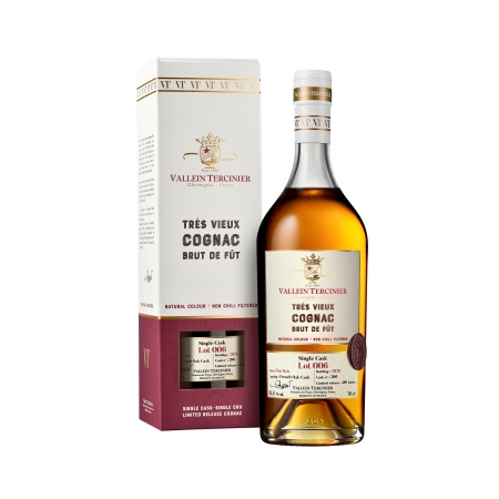 Lot 006 Fins Bois brut de fût Cognac Vallein Tercinier édition limitée